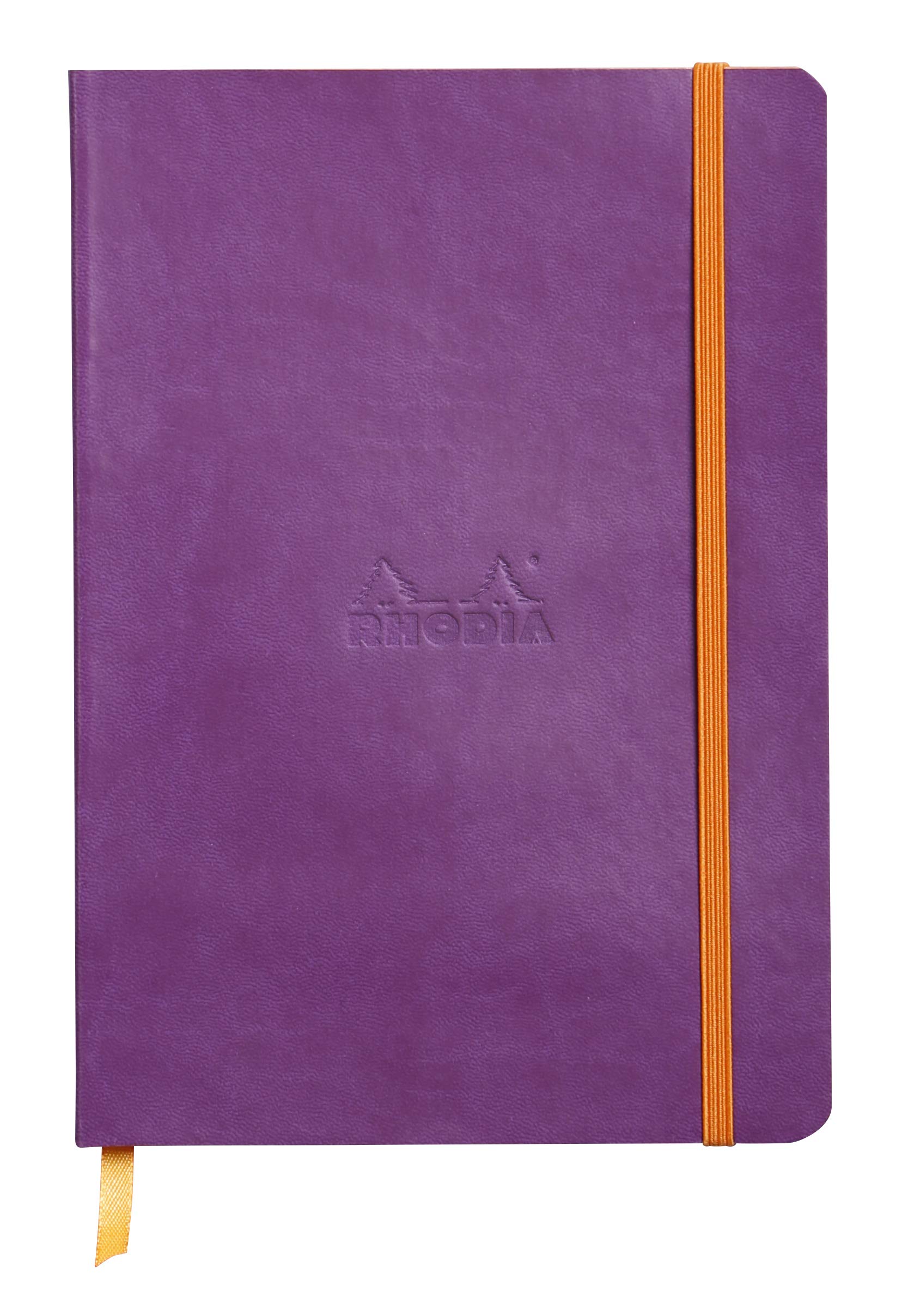 Foto 2 pulgar | Cuaderno Rhodia Purple Dot De 14,8 X 21 Cm Con Funda De Piel Sintética - Venta Internacional.