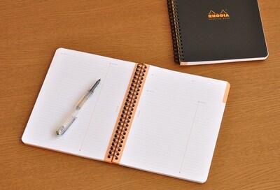 Foto 4 | Cuaderno Rhodia Orange Meeting 16 X 21 Cm 80 Hojas - Venta Internacional.