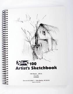 Foto 1 | Cuaderno De Bocetos Para Saxo, Encuadernado En Espiral, Sulfito, 11 X 14 Pulgadas, 100 She - Venta Internacional.
