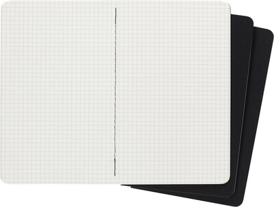 Foto 2 | Cuaderno Moleskine De Tapa Blanda, Grande, Cuadrado, Negro, X3 - Venta Internacional.