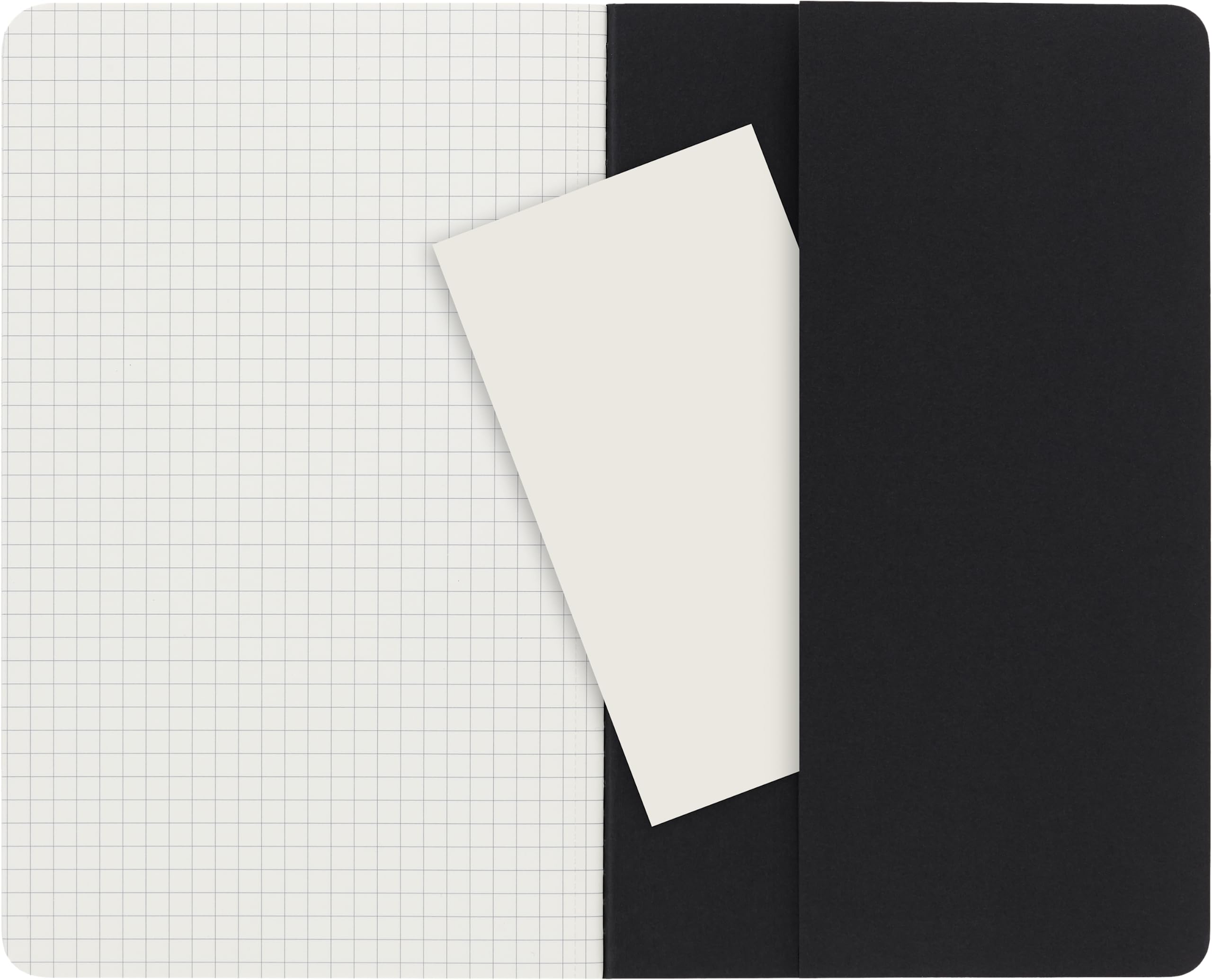 Foto 5 pulgar | Cuaderno Moleskine De Tapa Blanda, Grande, Cuadrado, Negro, X3 - Venta Internacional.