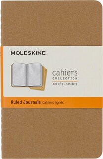 Foto 1 | Diario Moleskine Cahier, Tapa Blanda, Bolsillo, Rayado, 64 Páginas - Venta Internacional.
