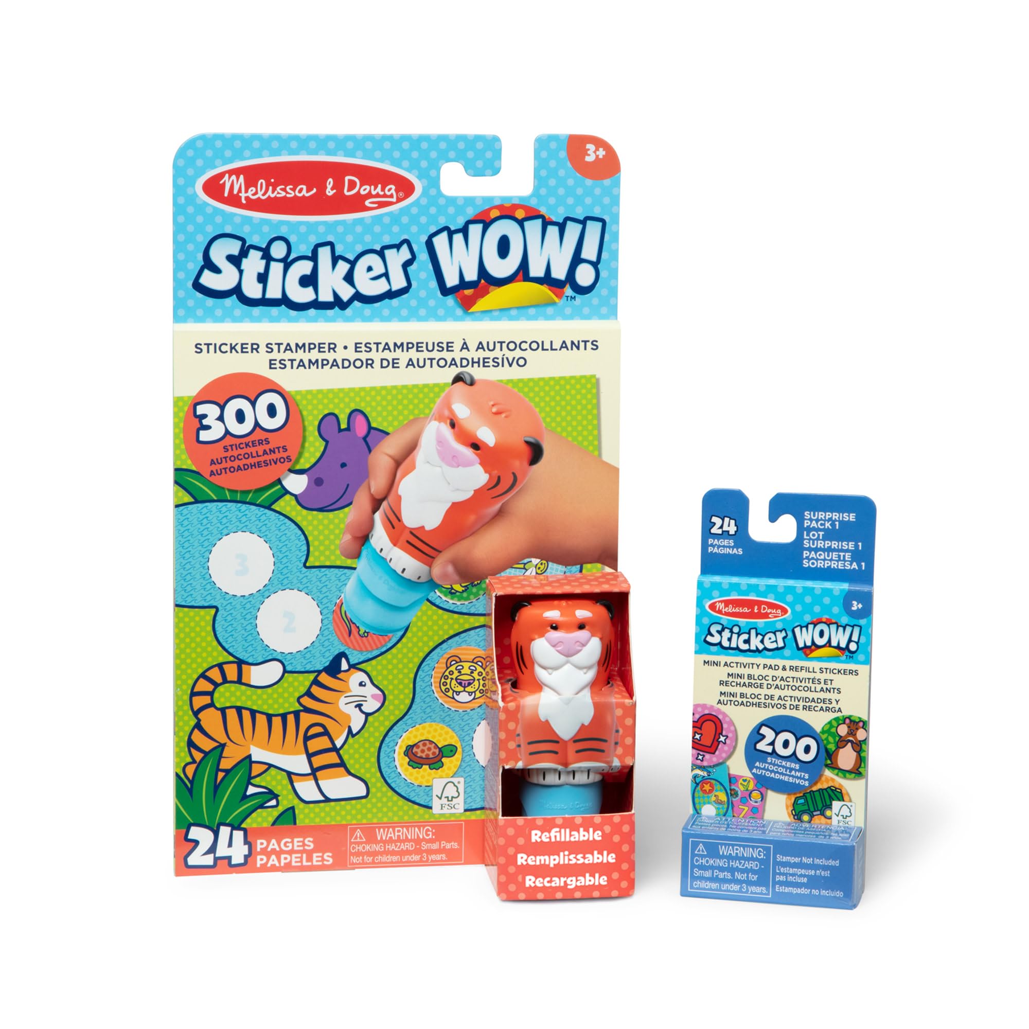 Foto 2 pulgar | Pegatina ¡guau! ™ Paquete Tiger De Melissa Y Doug Con 500 Pegatinas - Venta Internacional.