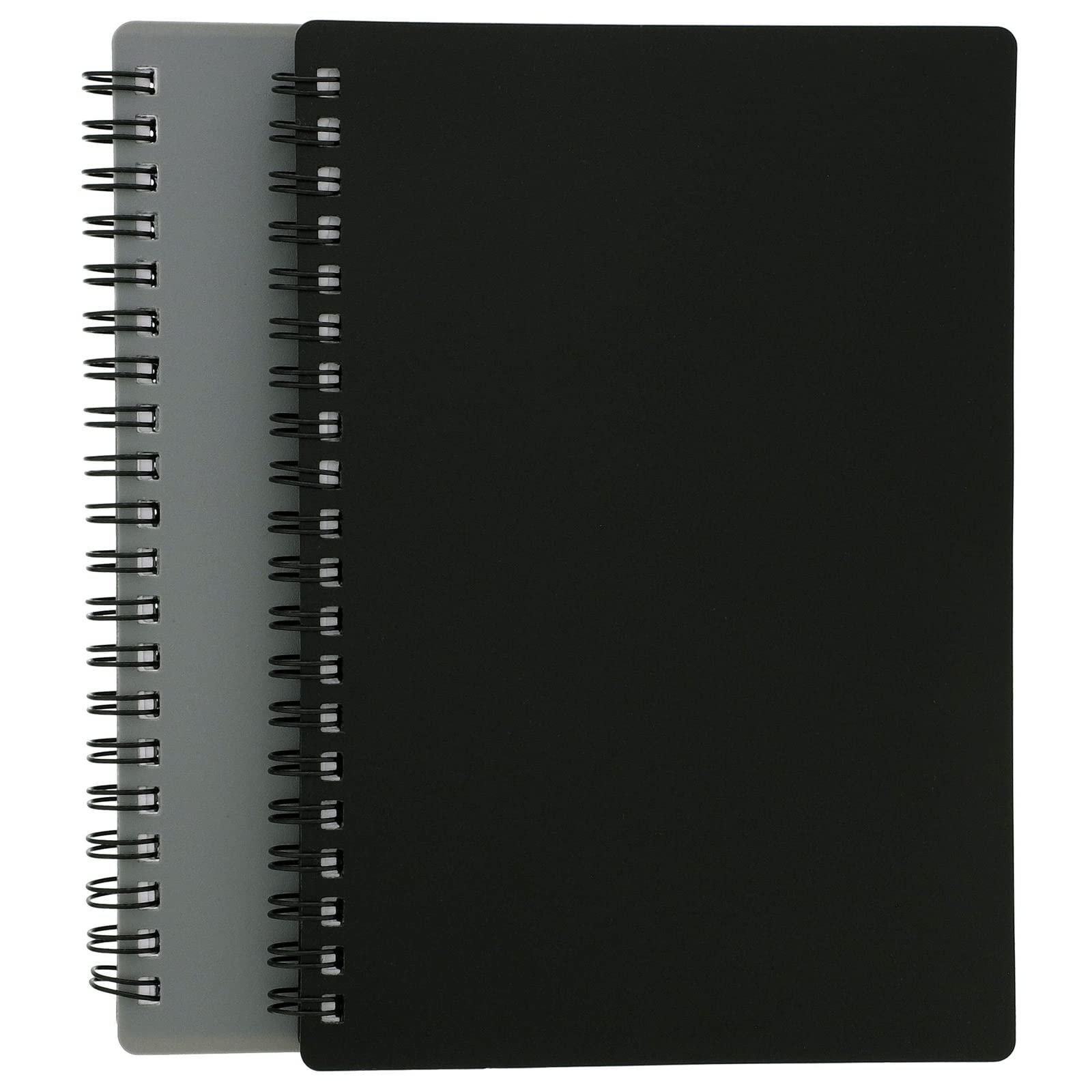 Foto 6 | Libro Password Keeper Juvale Spiral, Paquete De 2 Unidades, 80 Páginas, Gris/negro - Venta Internacional.