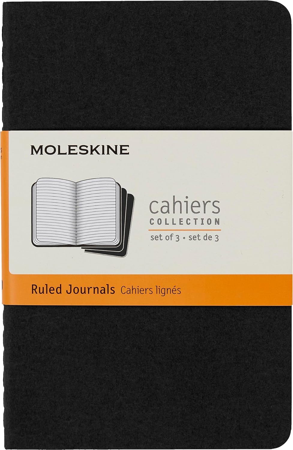Foto 2 pulgar | Cuaderno Moleskine, Tapa Blanda, Grande, Rayado, Negro, 80 Peniques - Venta Internacional.