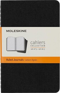 Foto 1 | Cuaderno Moleskine, Tapa Blanda, Grande, Rayado, Negro, 80 Peniques - Venta Internacional.