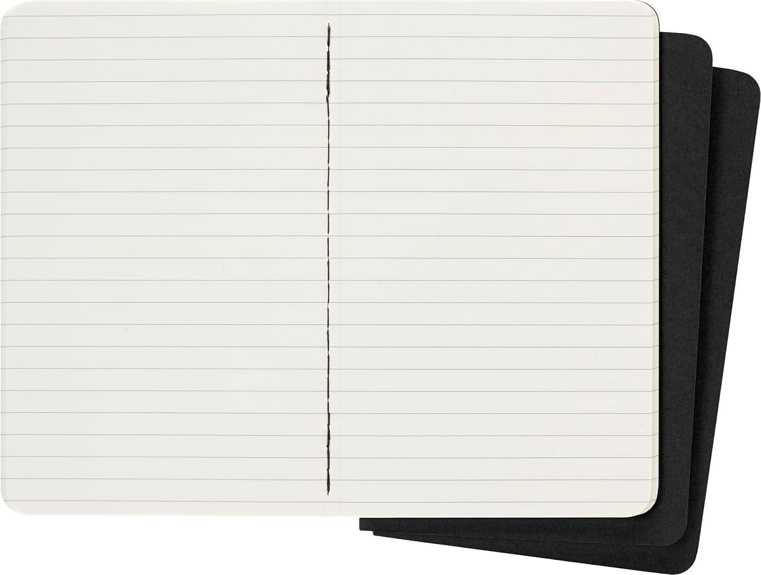 Foto 4 | Cuaderno Moleskine, Tapa Blanda, Grande, Rayado, Negro, 80 Peniques - Venta Internacional.