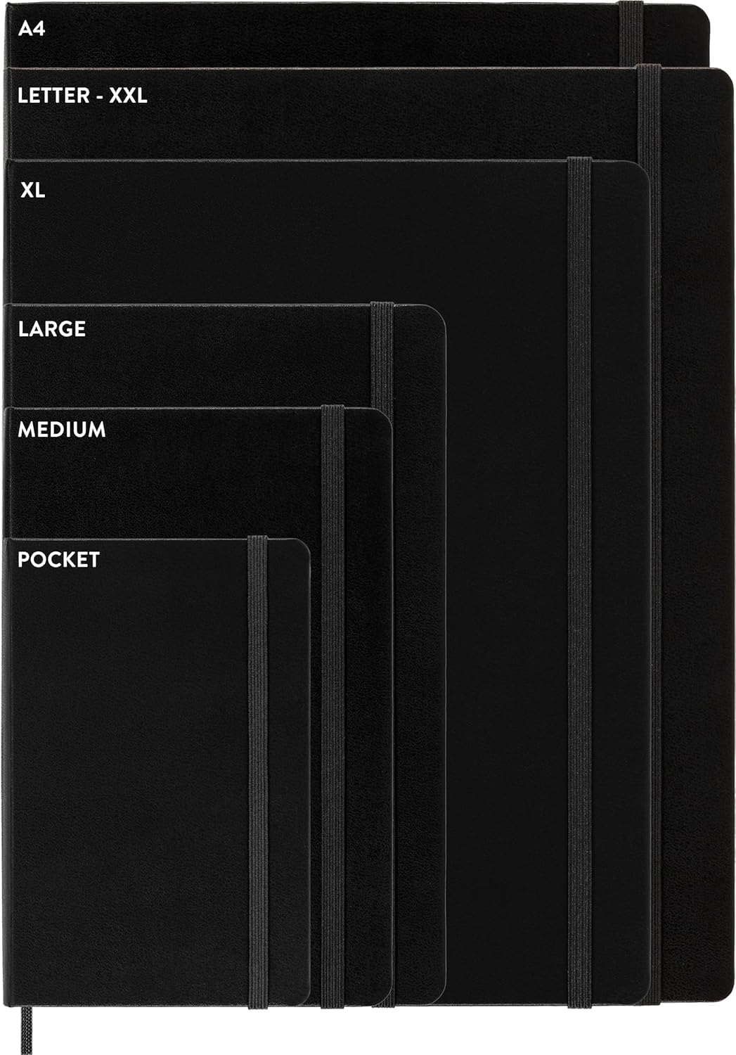 Foto 8 pulgar | Cuaderno Moleskine, Tapa Blanda, Grande, Rayado, Negro, 80 Peniques - Venta Internacional.