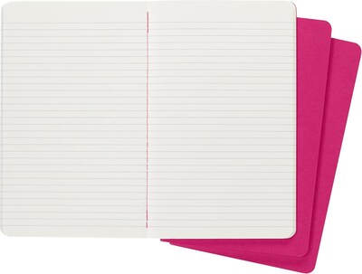 Foto 4 | Cuaderno Moleskine Cahier De Tapa Blanda, Color Rosa Cinético, Juego De 3 - Venta Internacional.
