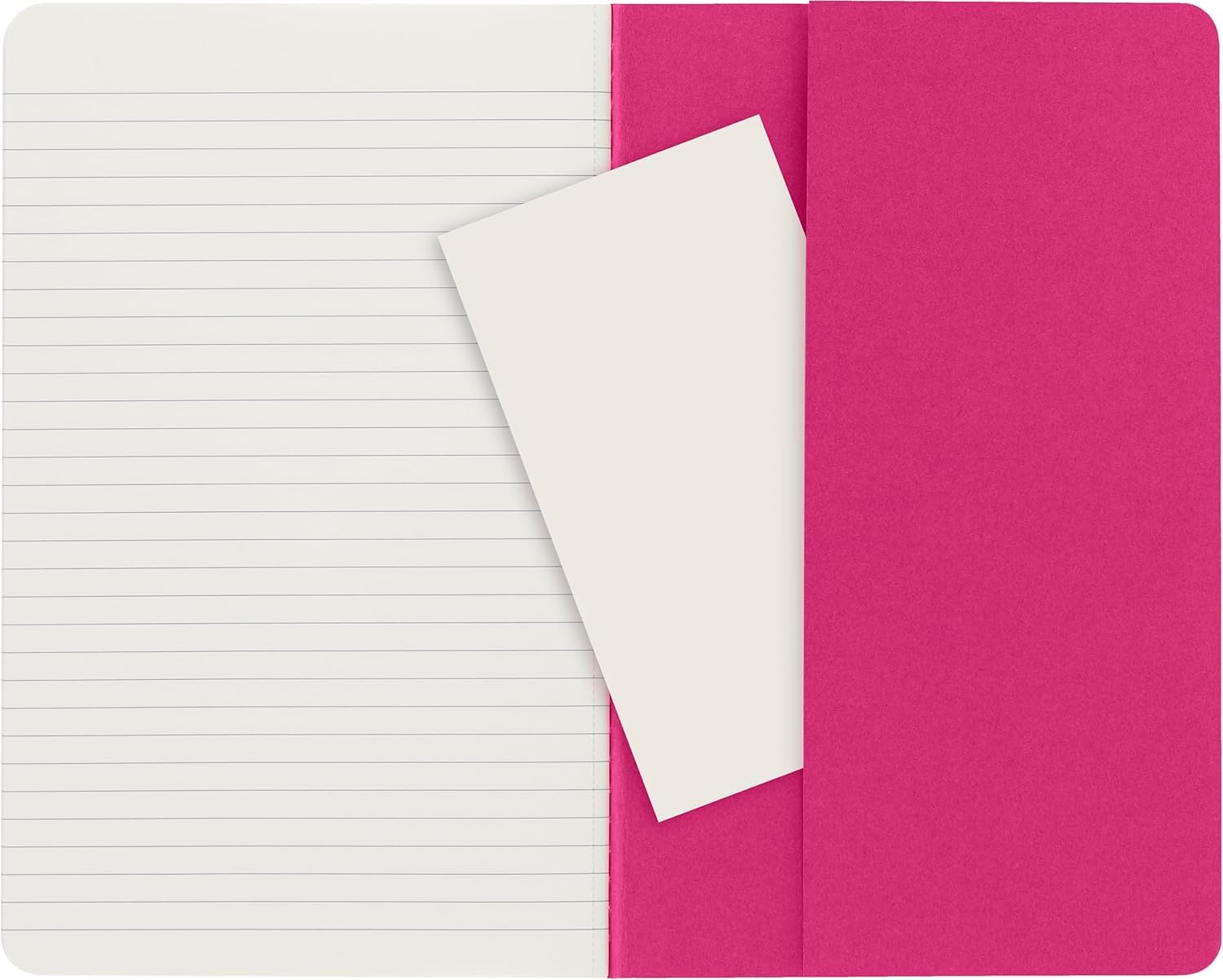 Foto 7 pulgar | Cuaderno Moleskine Cahier De Tapa Blanda, Color Rosa Cinético, Juego De 3 - Venta Internacional.