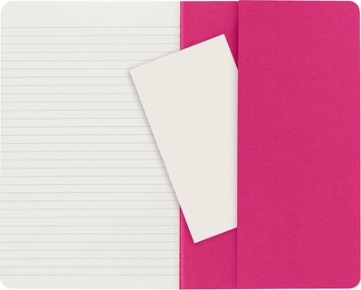 Foto 6 | Cuaderno Moleskine Cahier De Tapa Blanda, Color Rosa Cinético, Juego De 3 - Venta Internacional.