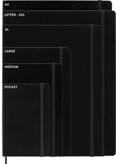 Foto 5 | Cuaderno Moleskine, Tapa Blanda, Grande, Rayado, Negro, 80 Peniques - Venta Internacional.