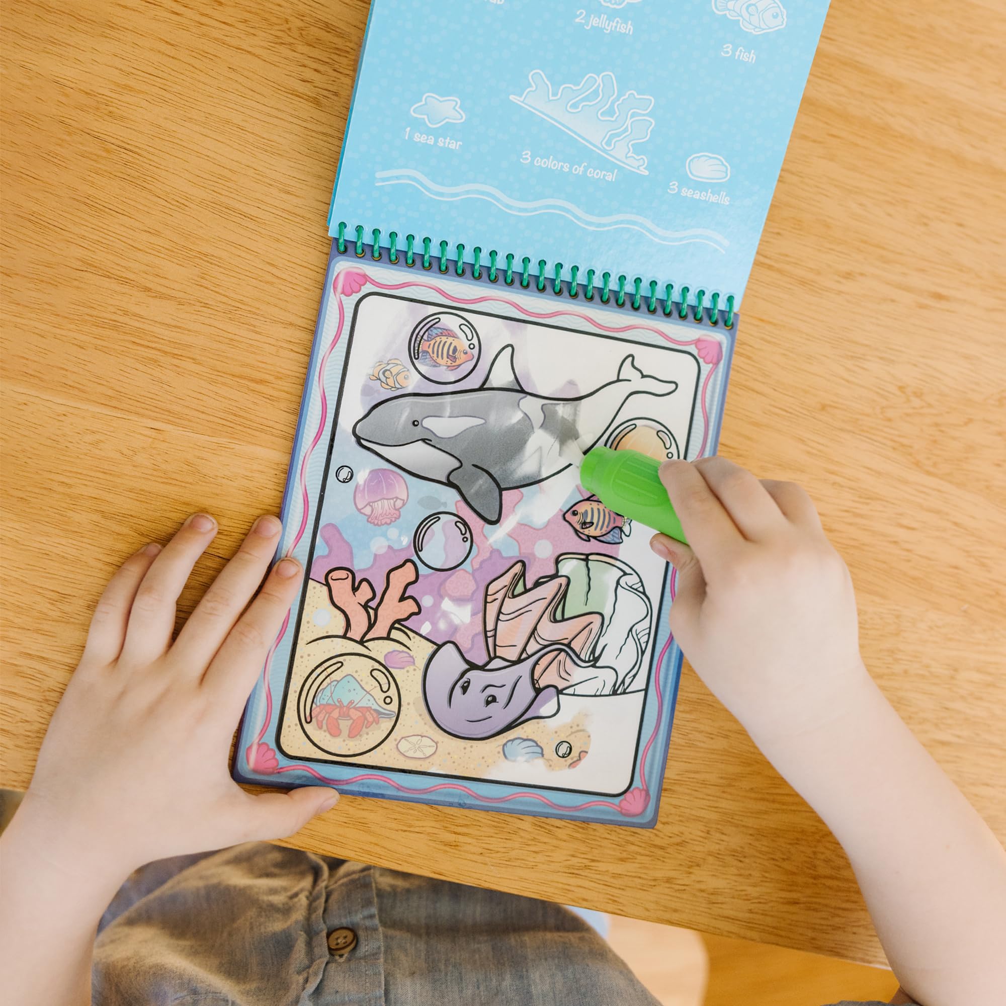 Foto 2 | Bloc De Actividades Melissa & Doug On The Go Water ¡guau! ¿animales - Venta Internacional.