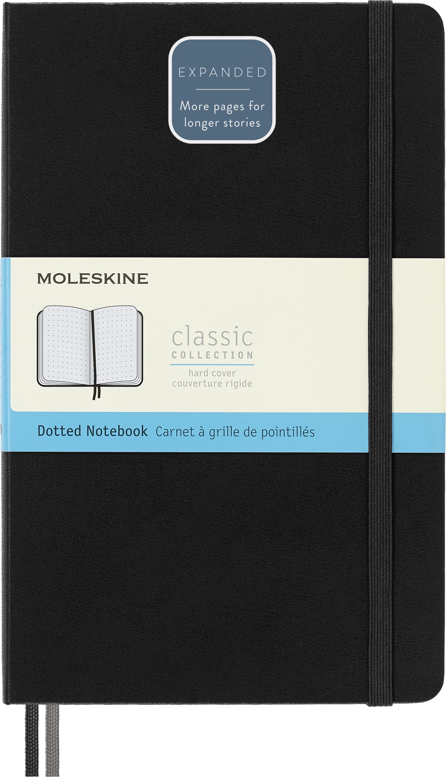Foto 2 pulgar | Cuaderno Moleskine Classic Tapa Dura Expandida Negro - Venta Internacional