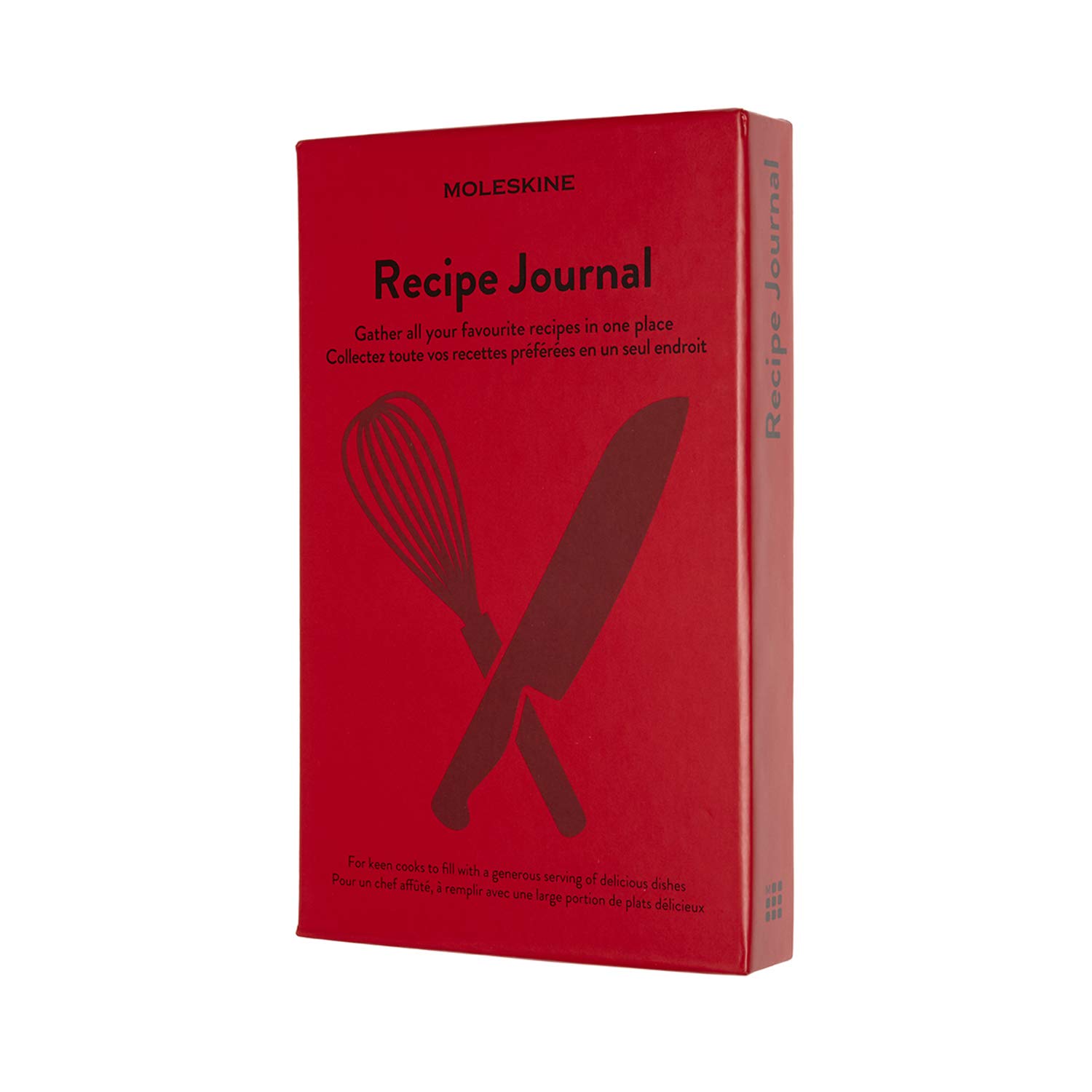 Foto 1 | Journal Moleskine Passion Recipe, Tapa Dura, Tamaño Grande, Rojo Escarlata - Venta Internacional.