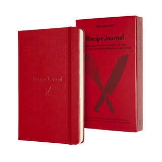 Foto 2 | Journal Moleskine Passion Recipe, Tapa Dura, Tamaño Grande, Rojo Escarlata - Venta Internacional.