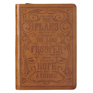 Foto 1 | Journal Christian Art Gifts Classic De Piel Sintética, Color Marrón - Venta Internacional.