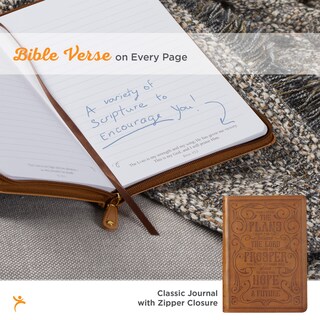Foto 2 | Journal Christian Art Gifts Classic De Piel Sintética, Color Marrón - Venta Internacional.