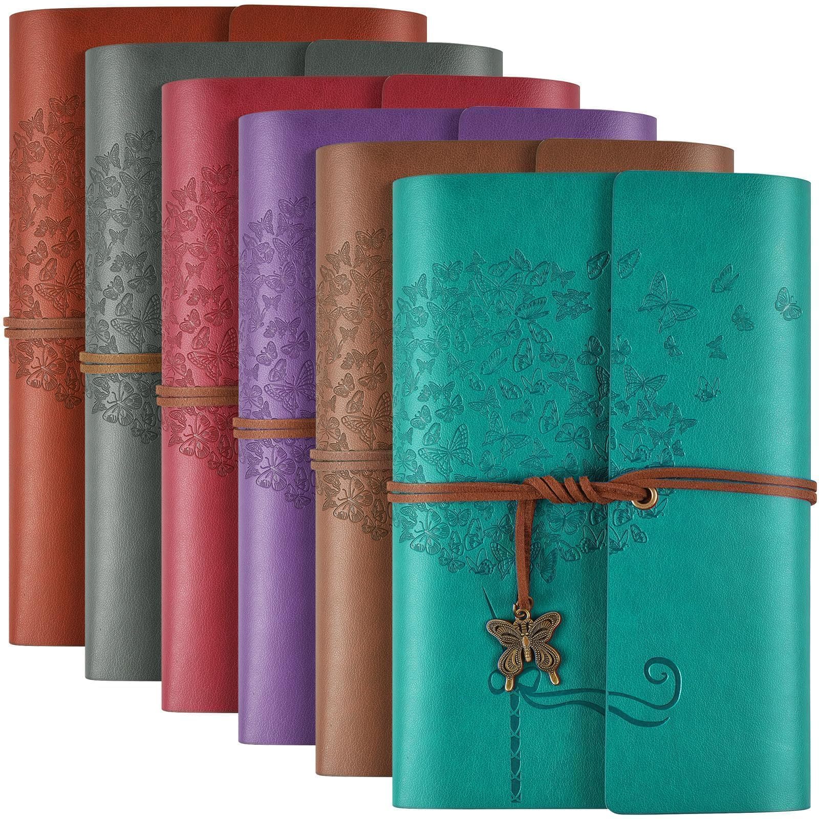 Foto 1 | Cuaderno Omeya De Piel Sintética A6, 160 Páginas, Paquete De 6 - Venta Internacional.