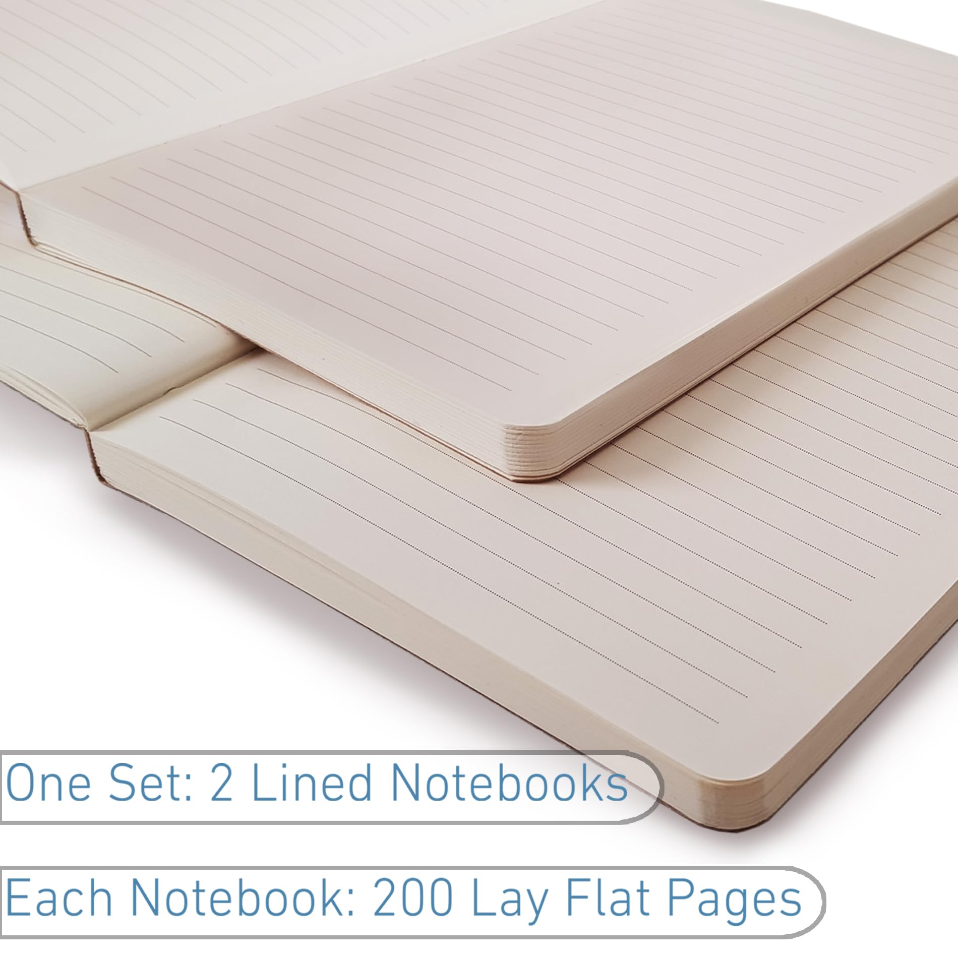 Foto 3 pulgar | Notebook Le Vent - Juego De 2 Hojas (a5, 200 Páginas, 100 G/m²), Papel Reciclado - Venta Internacional.