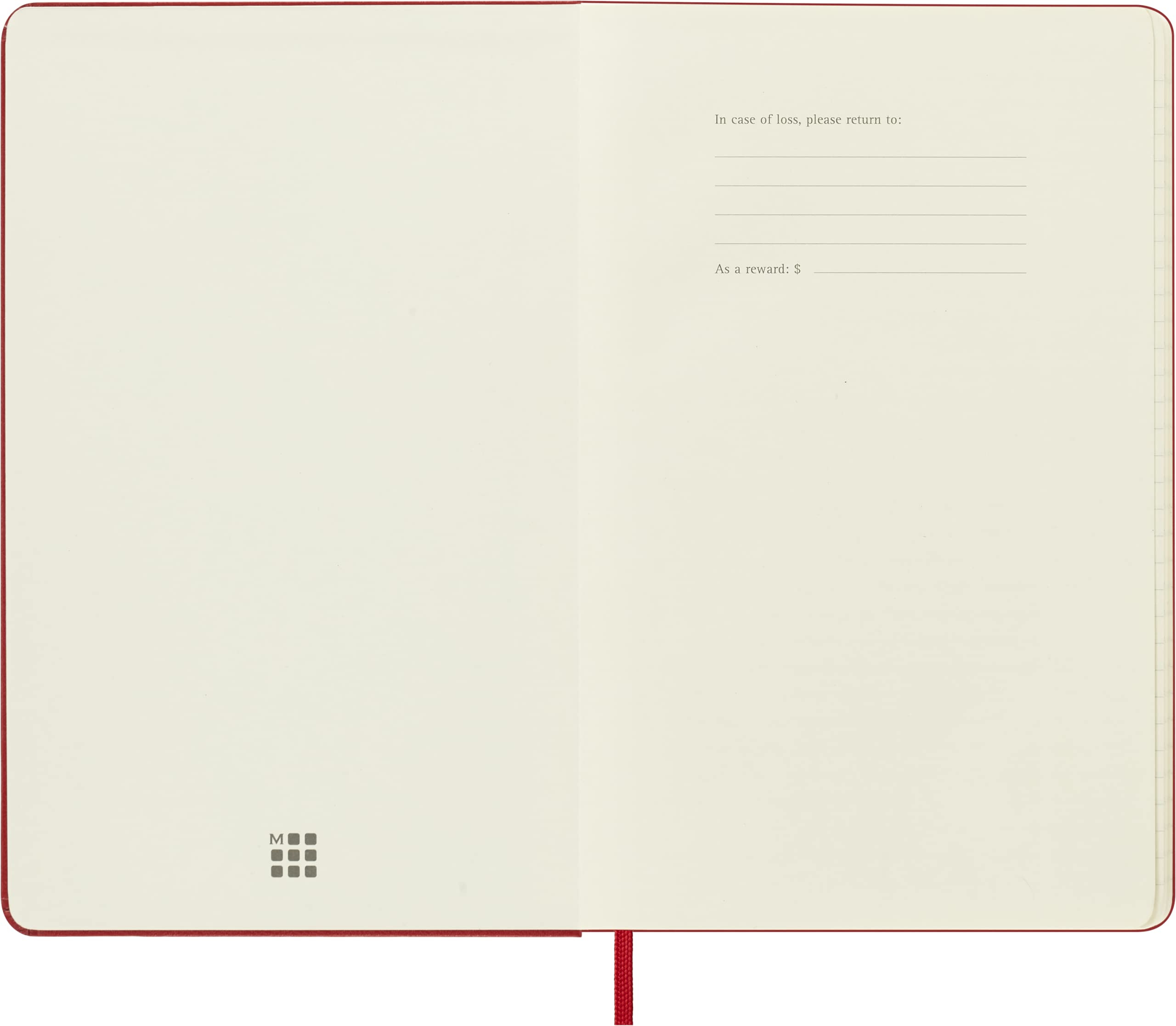 Foto 2 | Cuaderno Moleskine Classic De Tapa Dura, Tamaño Grande, Rojo Escarlata - Venta Internacional.
