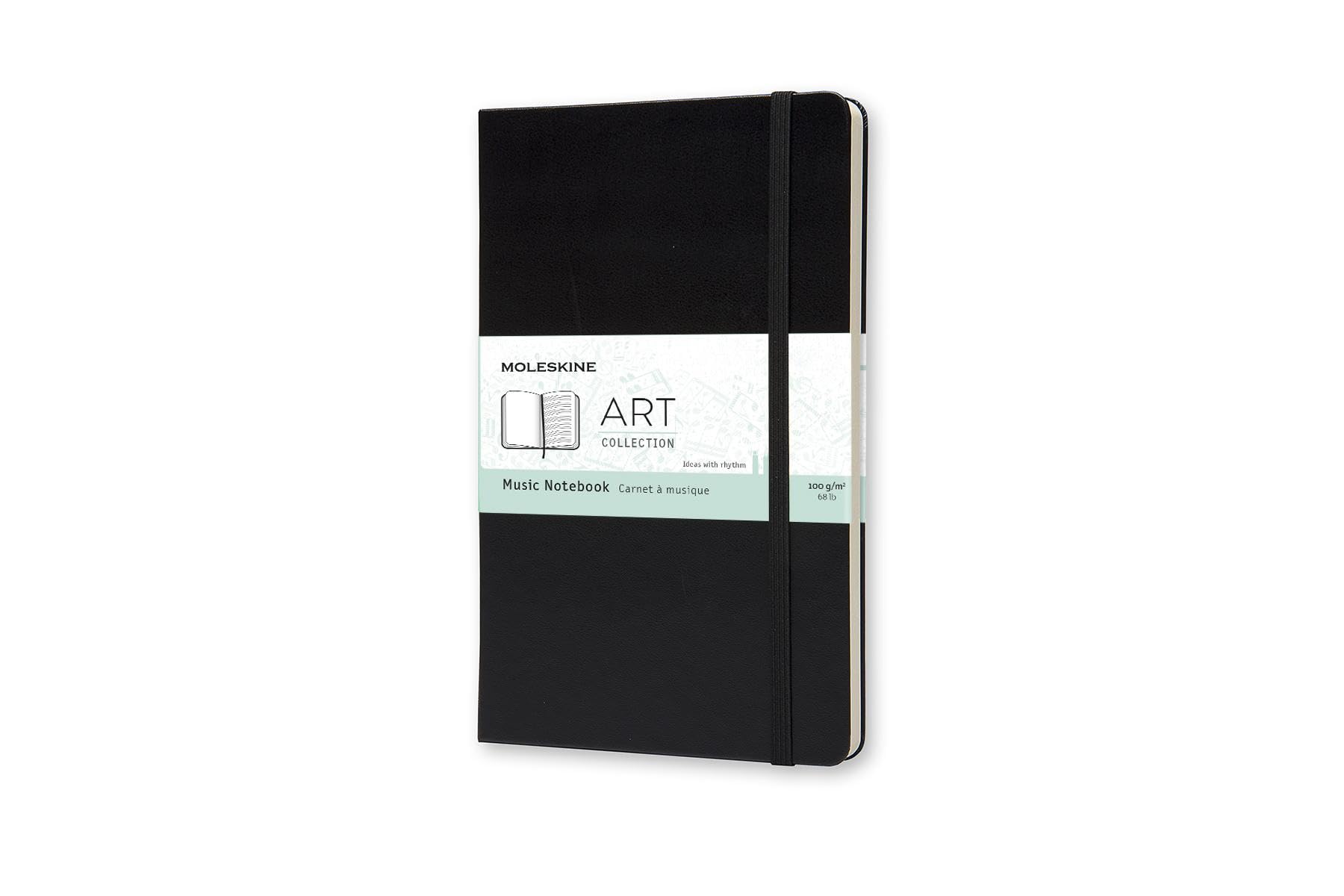 Foto 2 pulgar | Cuaderno Moleskine Art Music, Tapa Dura, Grande, Negro, 192 Págs. - Venta Internacional.