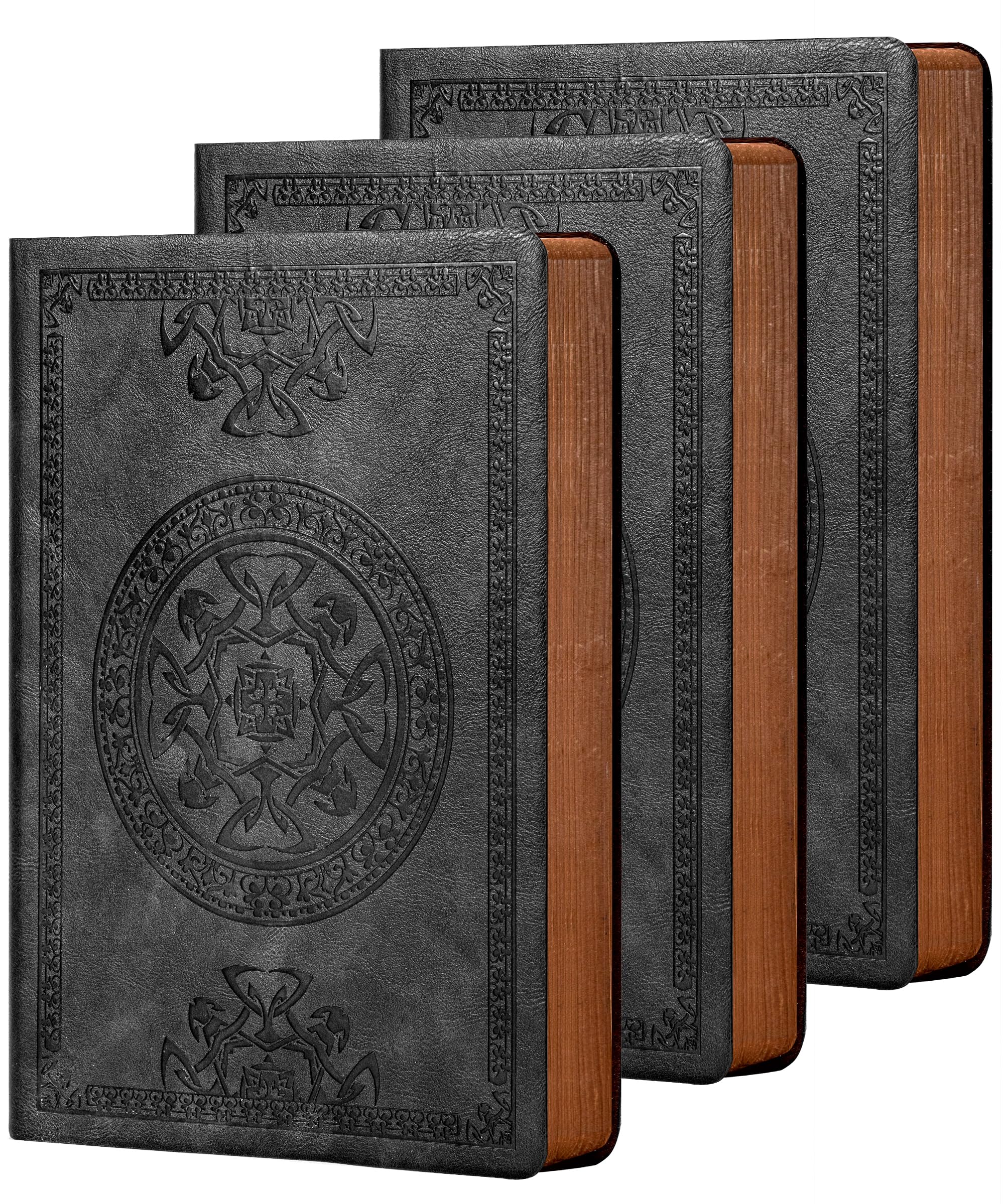 Foto 2 pulgar | Cuaderno Cagie Cuaderno Vintage De Piel Para Hombre, 180 Páginas - Venta Internacional.