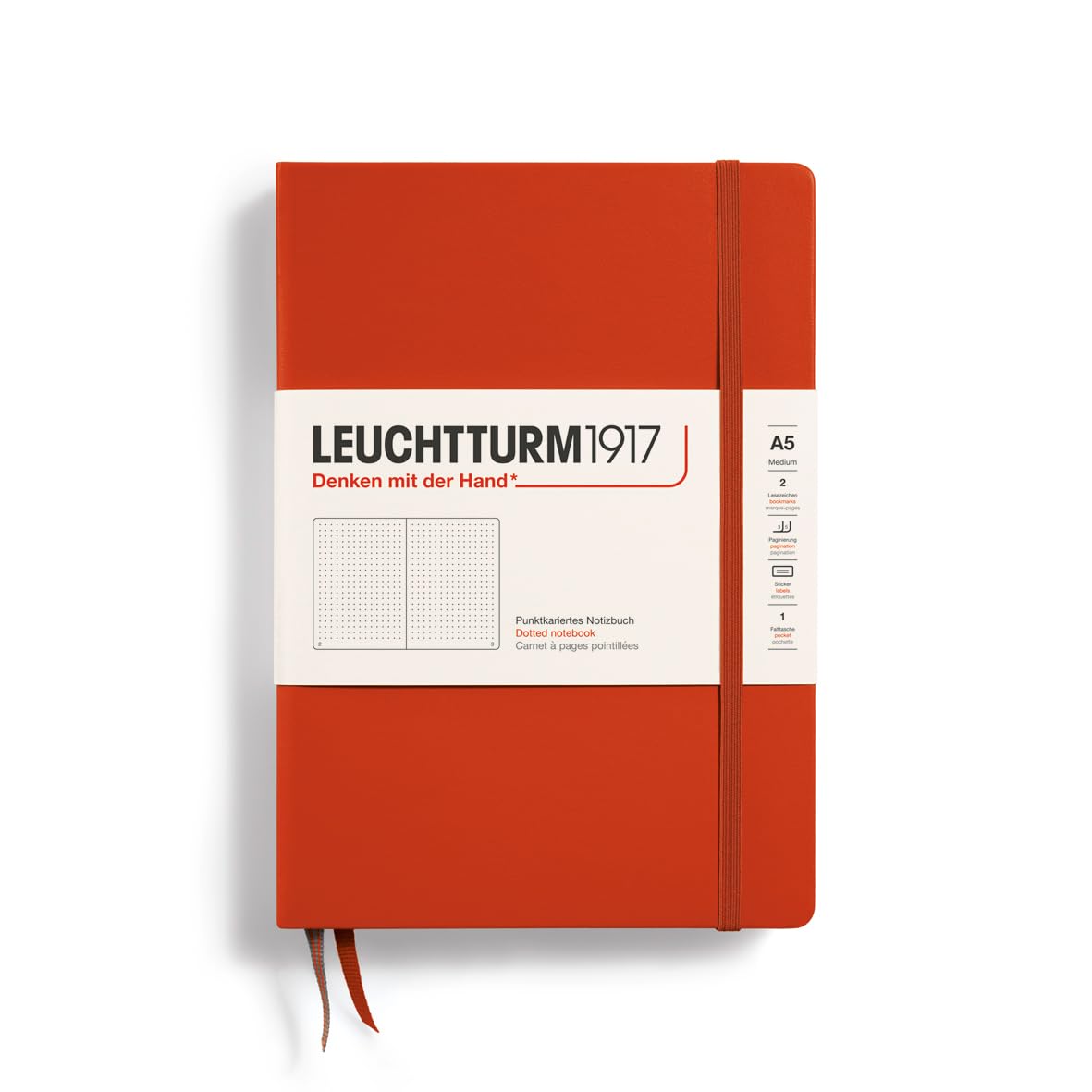 Foto 2 pulgar | Cuaderno Leuchtturm1917, Tapa Dura, Tamaño Mediano, A5, 251 Páginas - Venta Internacional.