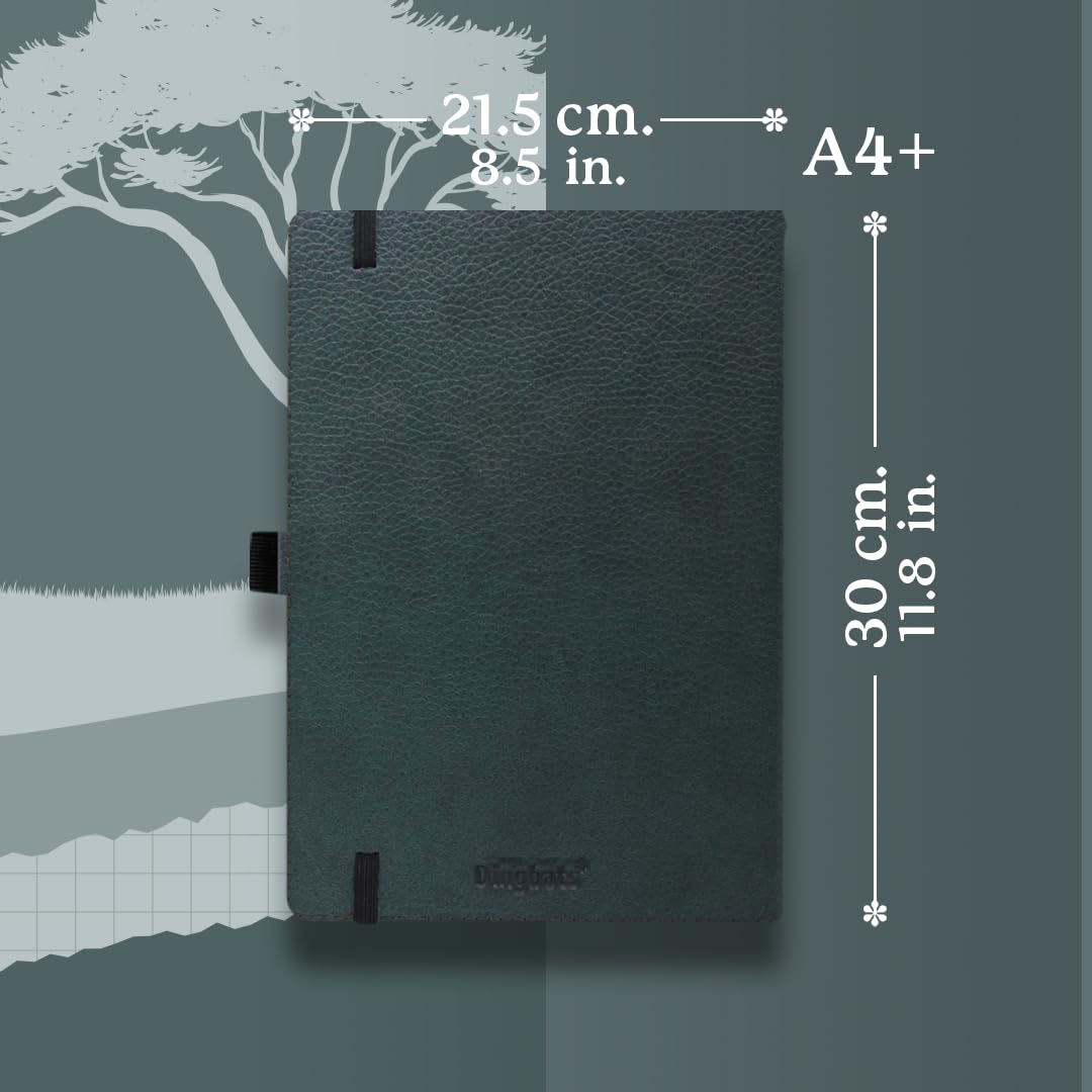 Foto 6 pulgar | Cuaderno Dingbats* Wildlife Dotted A4 De Piel Sintética, Tapa Dura - Venta Internacional.