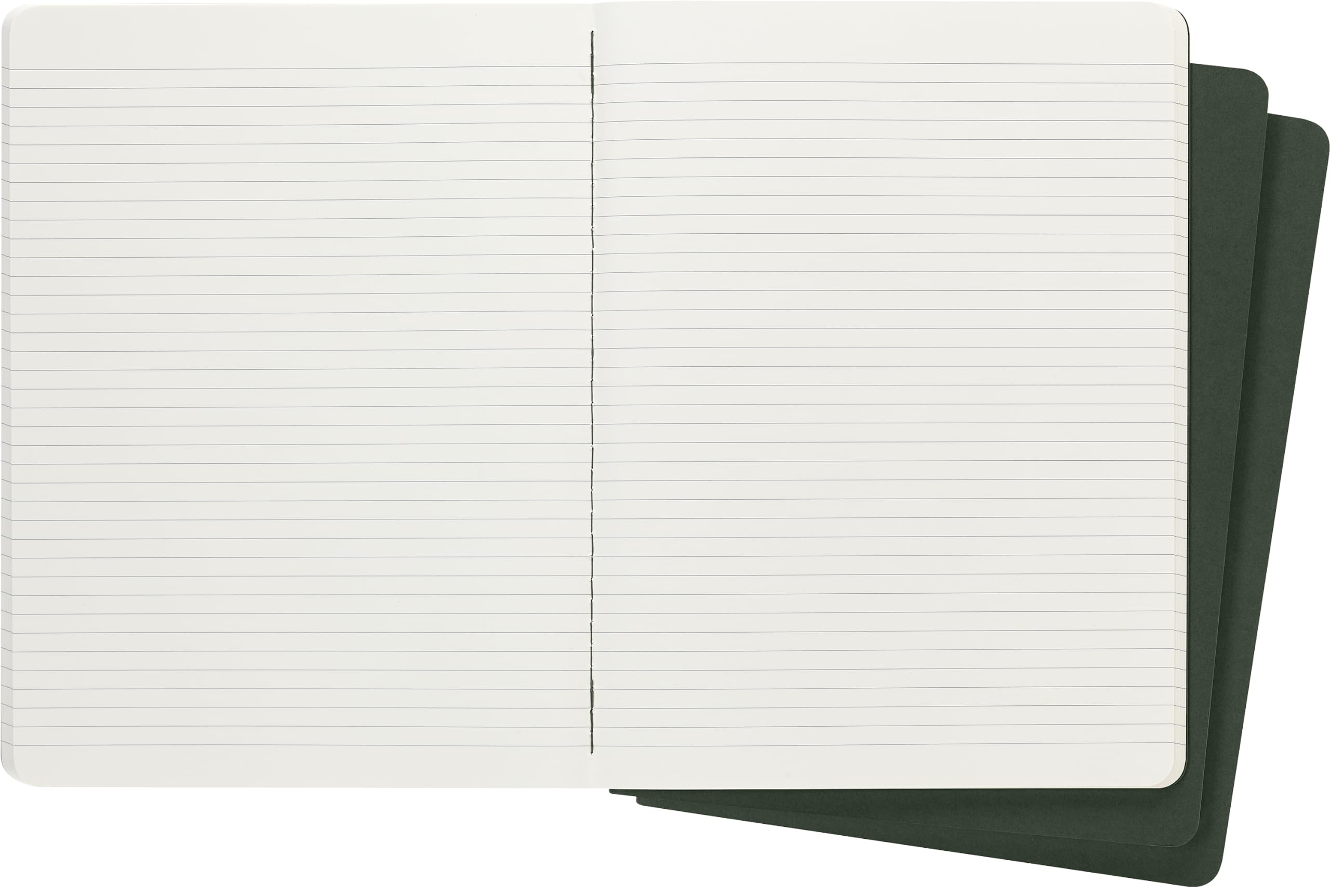 Foto 3 pulgar | Cuaderno Moleskine Cahier De Tapa Blanda Xl, Color Verde Mirto (juego De 3) - Venta Internacional.
