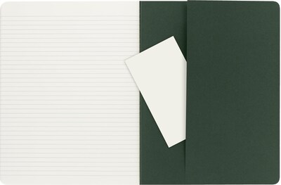 Foto 4 | Cuaderno Moleskine Cahier De Tapa Blanda Xl, Color Verde Mirto (juego De 3) - Venta Internacional.
