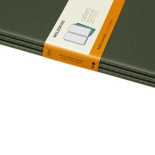 Foto 5 | Cuaderno Moleskine Cahier De Tapa Blanda Xl, Color Verde Mirto (juego De 3) - Venta Internacional.