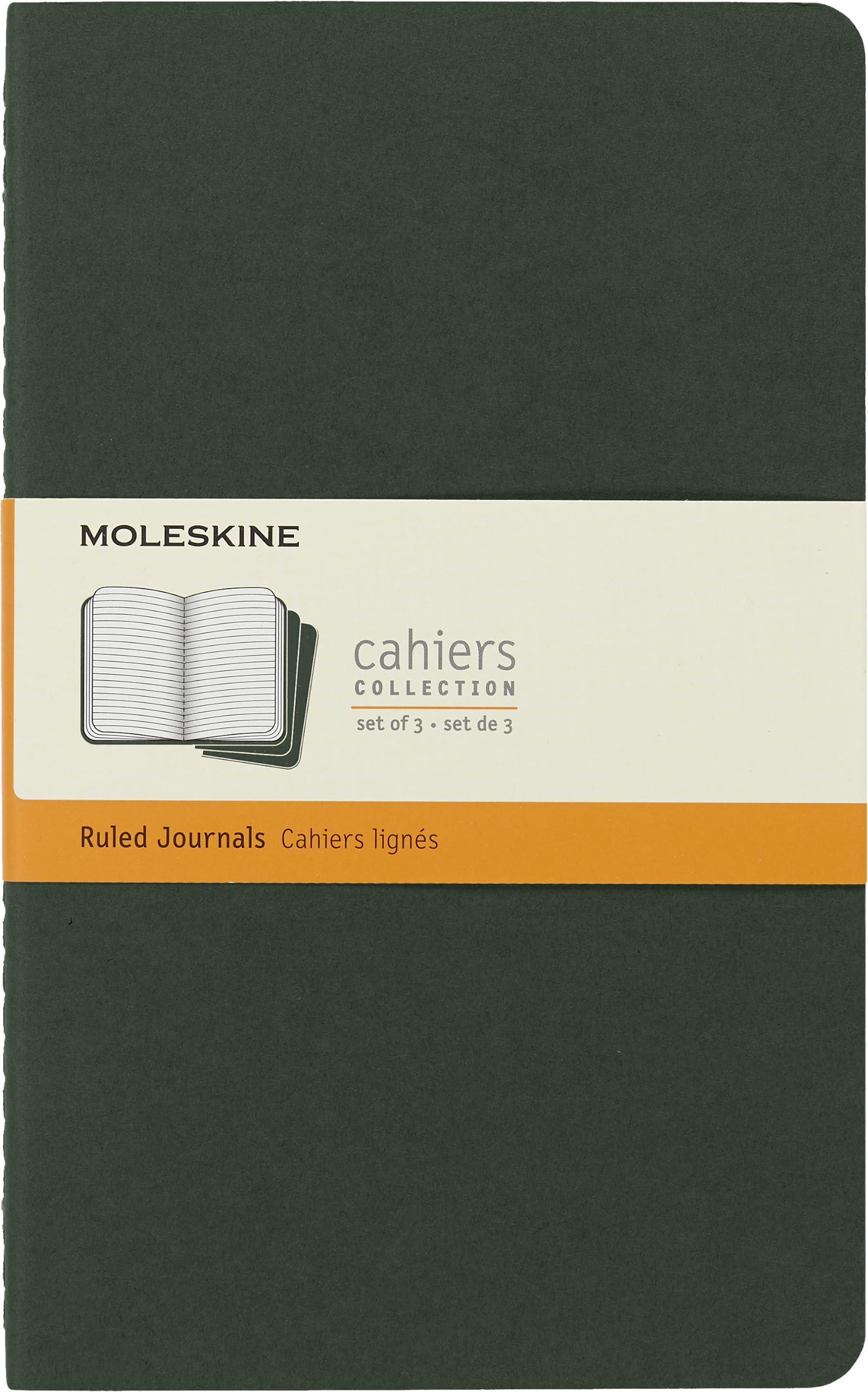 Foto 1 | Cuaderno Moleskine Cahier, Tapa Blanda, 80 Páginas, Color Verde Mirto - Venta Internacional.