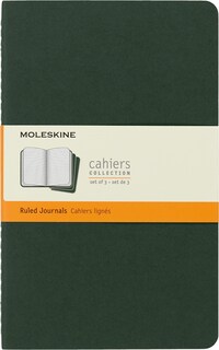 Foto 1 | Cuaderno Moleskine Cahier, Tapa Blanda, 80 Páginas, Color Verde Mirto - Venta Internacional.