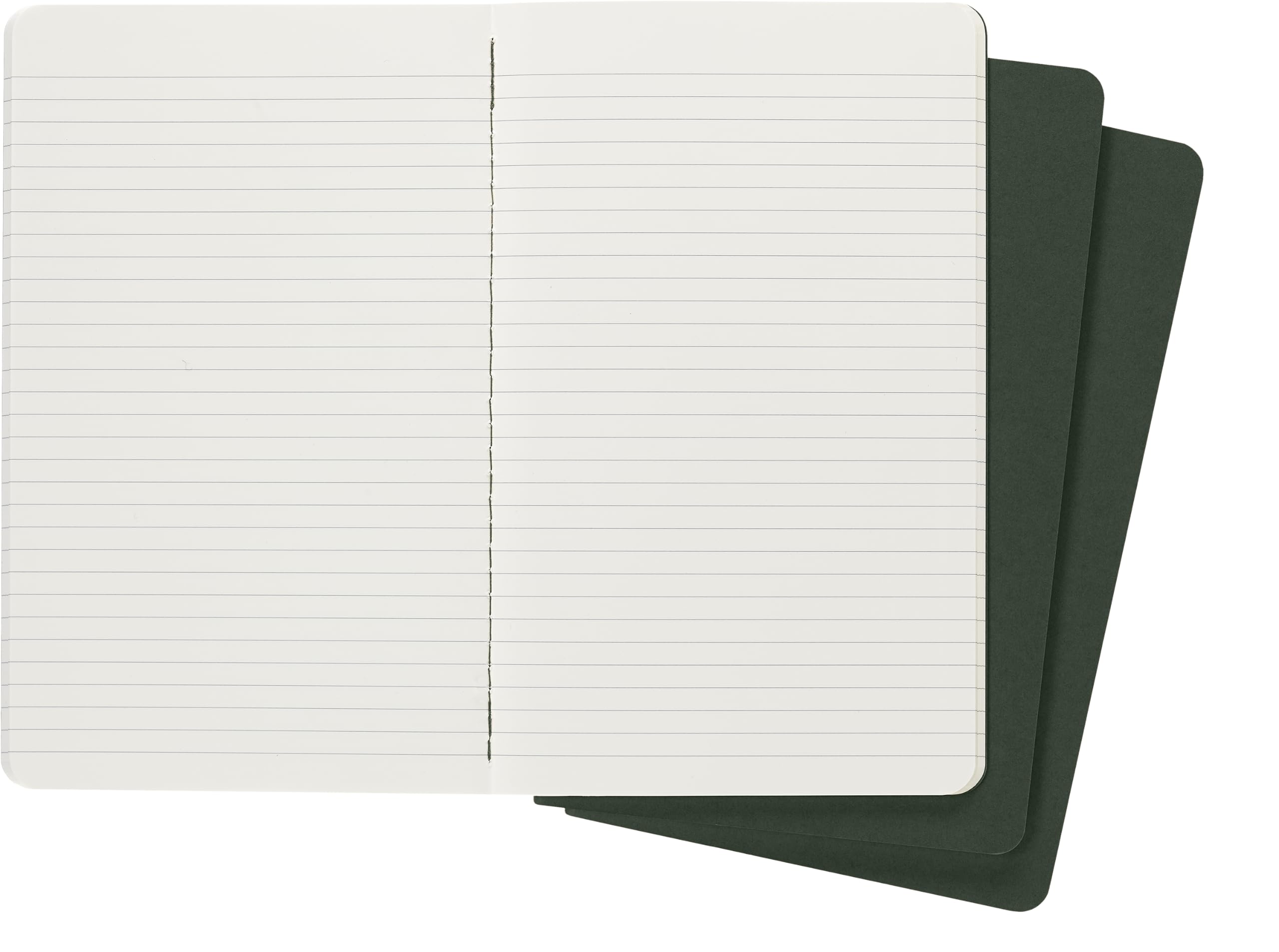 Foto 4 pulgar | Cuaderno Moleskine Cahier, Tapa Blanda, 80 Páginas, Color Verde Mirto - Venta Internacional.