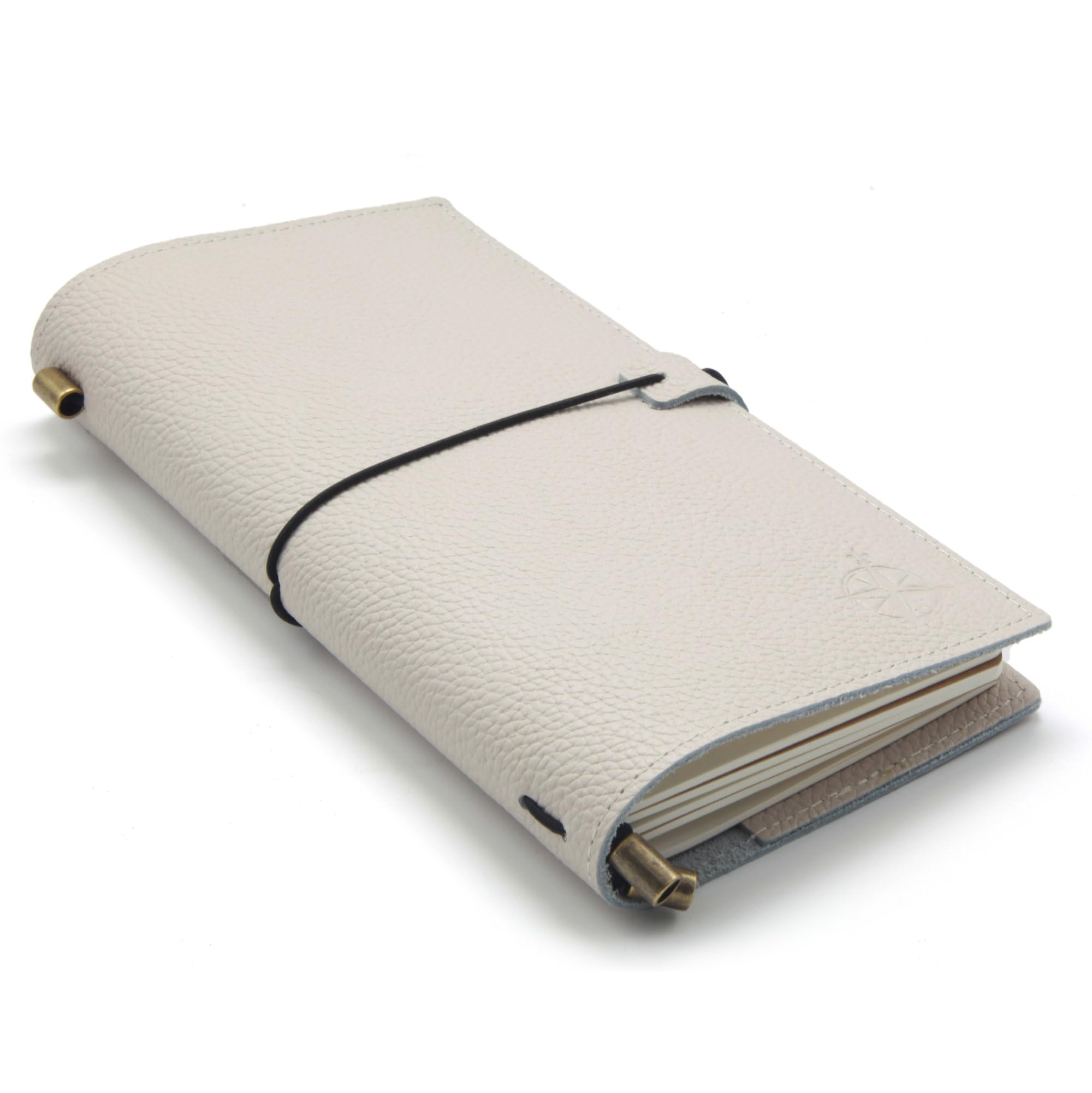 Foto 2 pulgar | Organizador De Cuadernos Wanderings Leather Travelers Oat, 22 X 11,5 Cm - Venta Internacional.