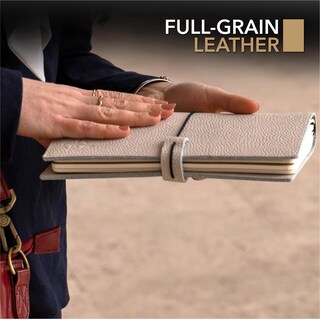 Foto 3 | Organizador De Cuadernos Wanderings Leather Travelers Oat, 22 X 11,5 Cm - Venta Internacional.