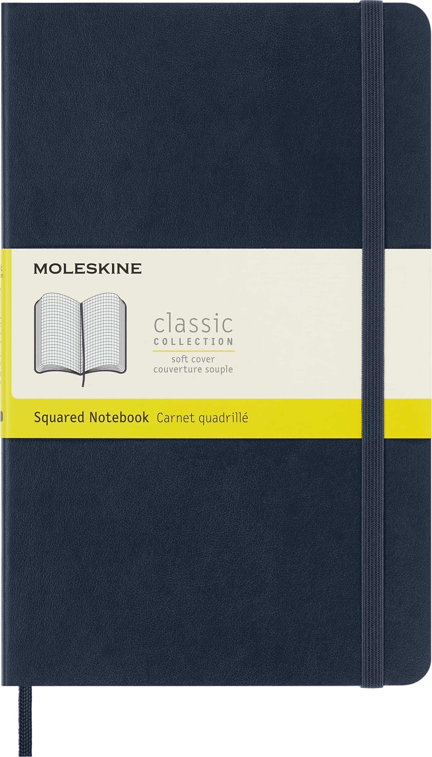 Foto 1 | Cuaderno Moleskine Classic De Tapa Blanda Azul Zafiro, Tamaño Grande - Venta Internacional.