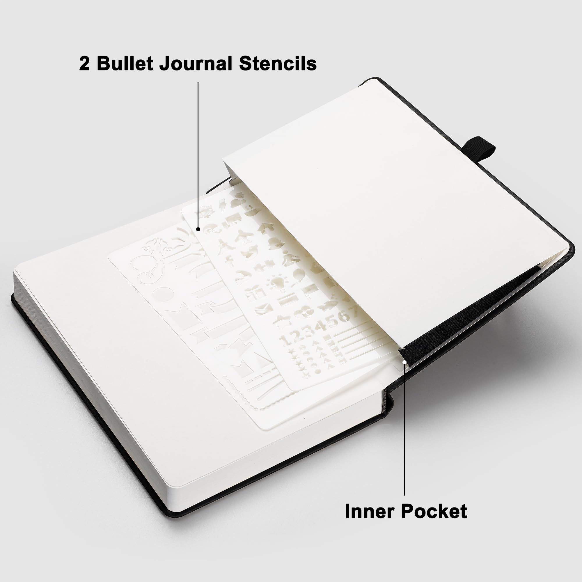 Foto 8 pulgar | Cuaderno Rettacy Bullet Dotted A5 Con 320 Páginas Numeradas - Venta Internacional.