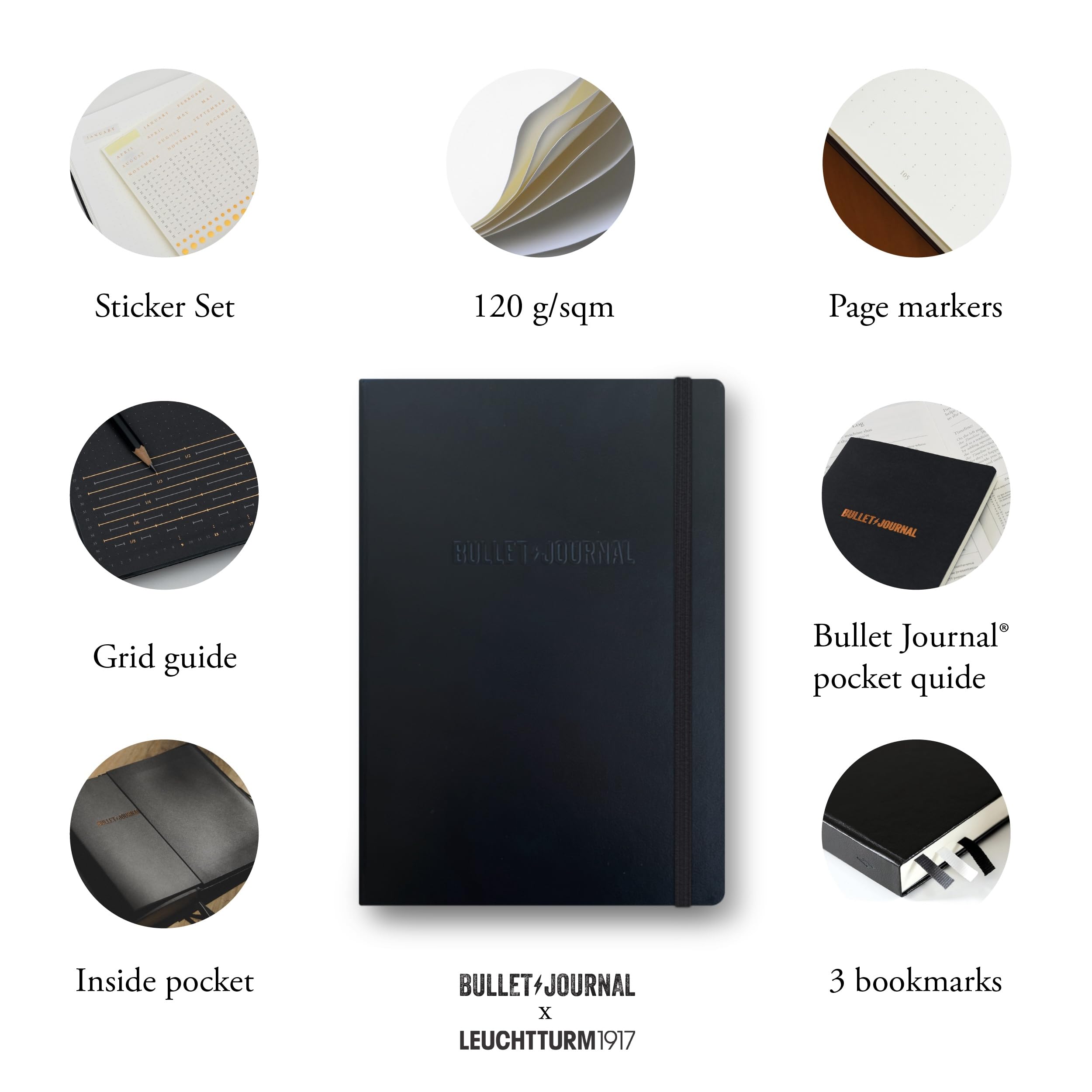 Foto 3 | Cuaderno Leuchtturm1917 Bullet Journal Edition 2 A5 204p - Venta Internacional.