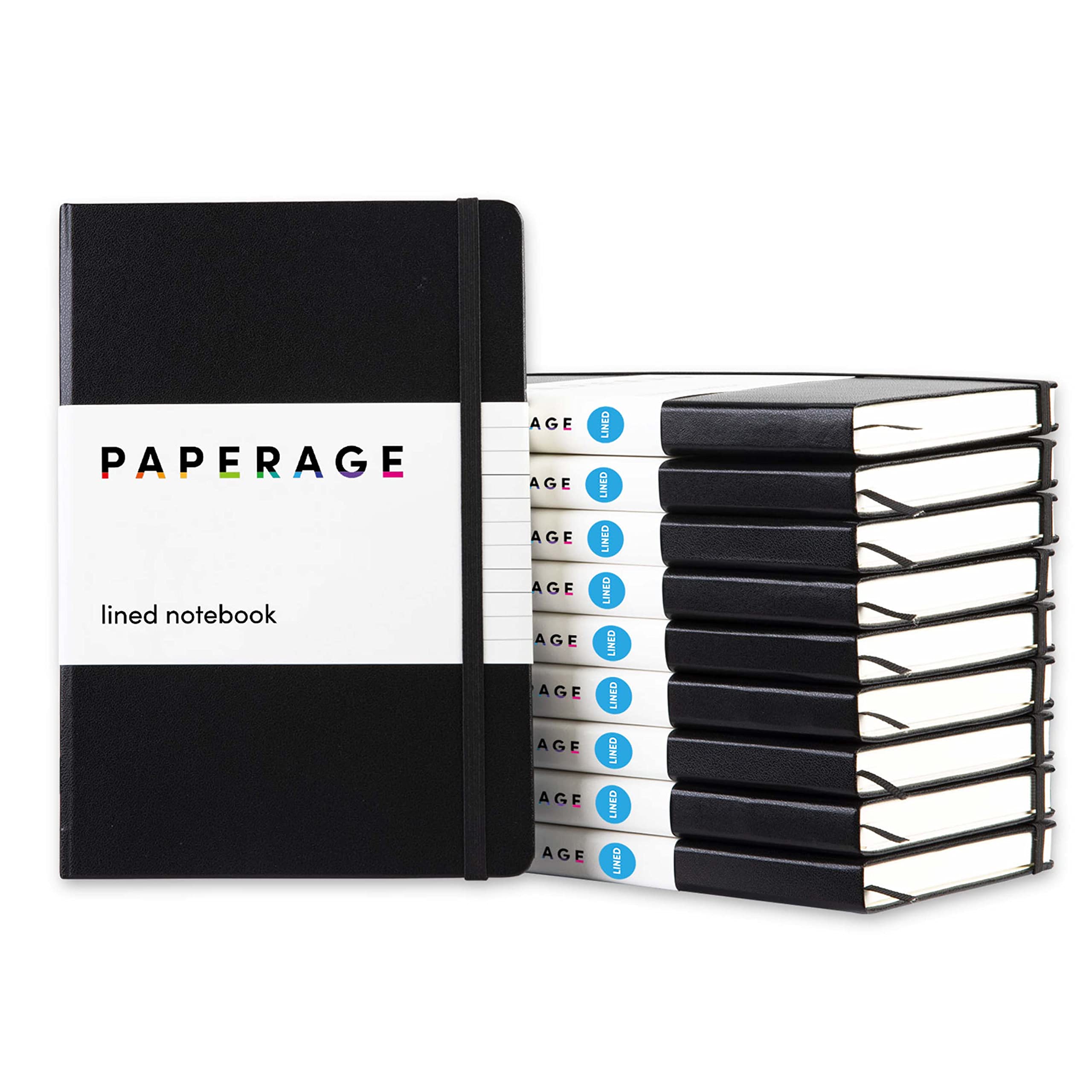 Foto 2 pulgar | Cuadernos Paperage, Cuaderno Rayado, 160 Páginas, 100 G/m², Paquete De 10 - Venta Internacional.