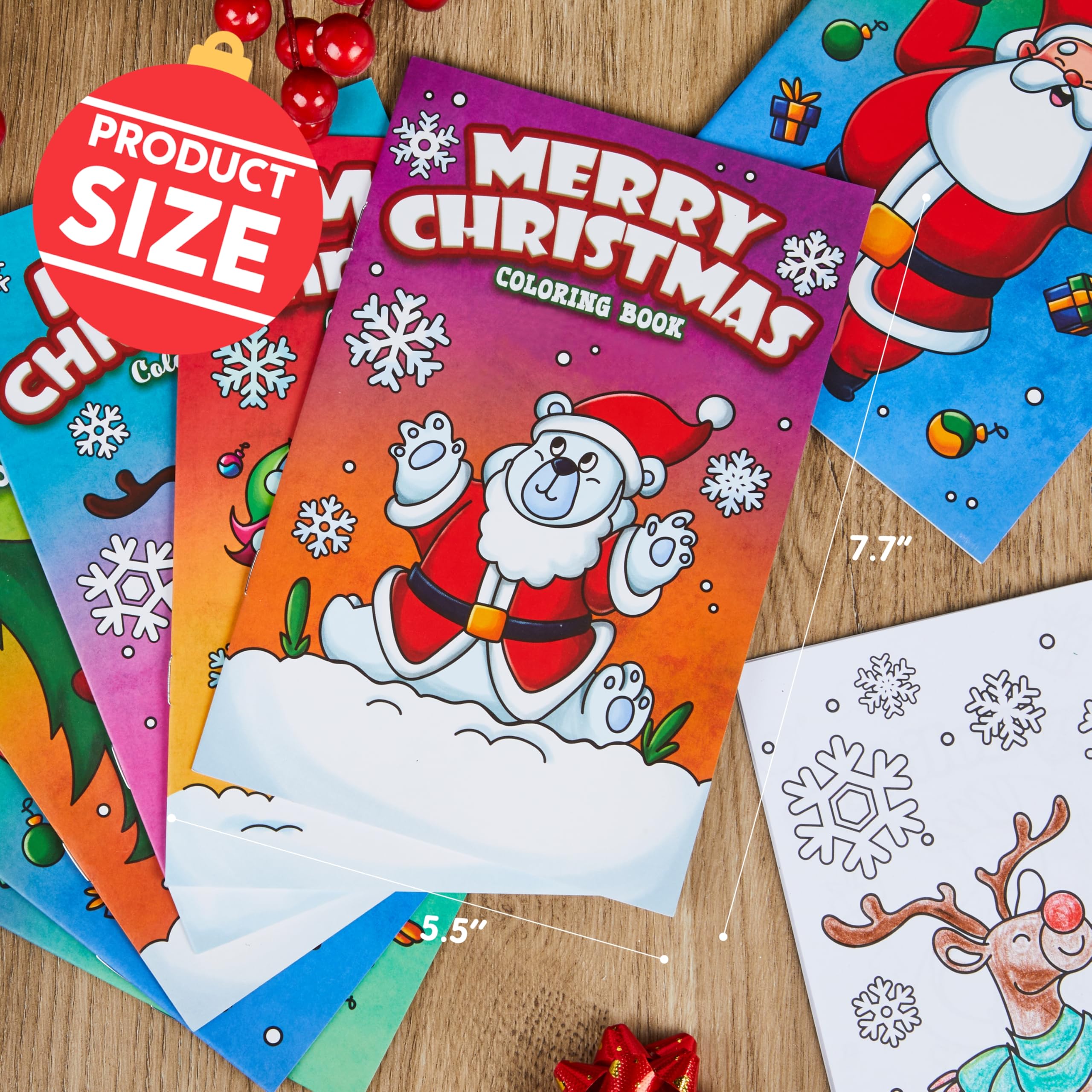 Foto 7 pulgar | Libro Para Colorear Joyin Christmas, 24 Unidades, Para Niños De 4 A 8 Años - Venta Internacional.