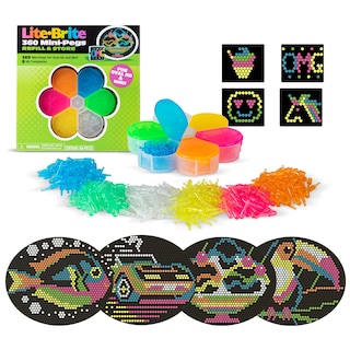 Foto 1 | Set De Plantillas Hd Y Recambios Lite Brite Con Capacidad De Almacenamiento - Venta Internacional.