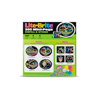 Foto 4 | Set De Plantillas Hd Y Recambios Lite Brite Con Capacidad De Almacenamiento - Venta Internacional.