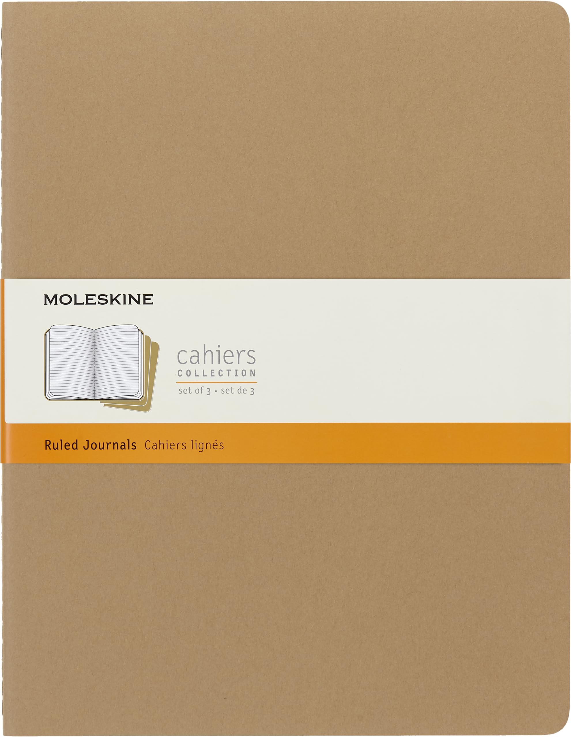 Foto 2 pulgar | Cuaderno Moleskine Cahier Xxl (21,6 X 27,9 Cm) Tapa Blanda Marrón - Venta Internacional.