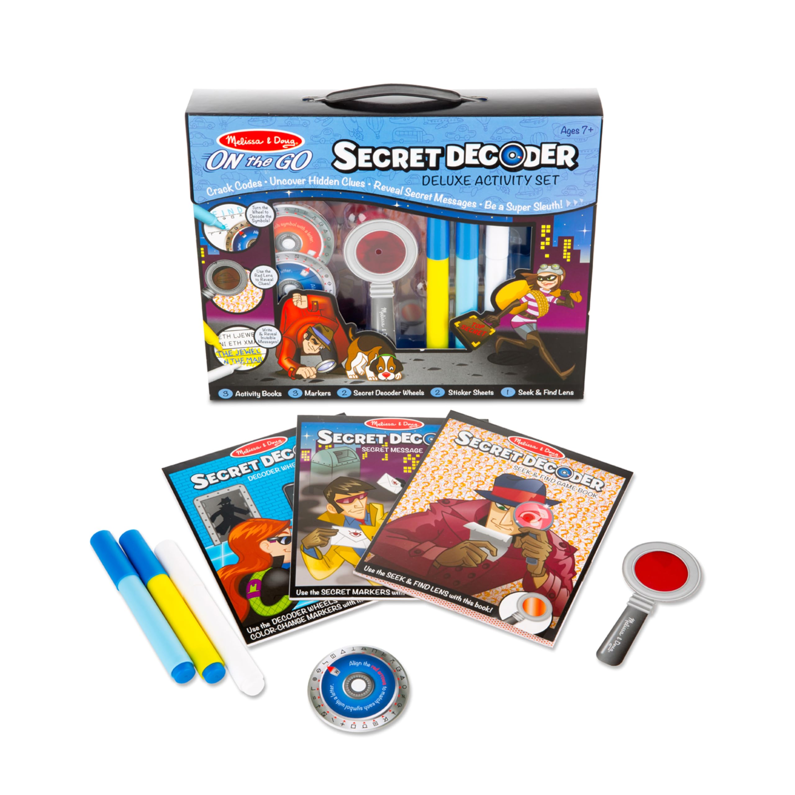 Foto 1 | Set De Actividades Melissa & Doug On The Go Secret Decoder De Más De 7 Años - Venta Internacional.