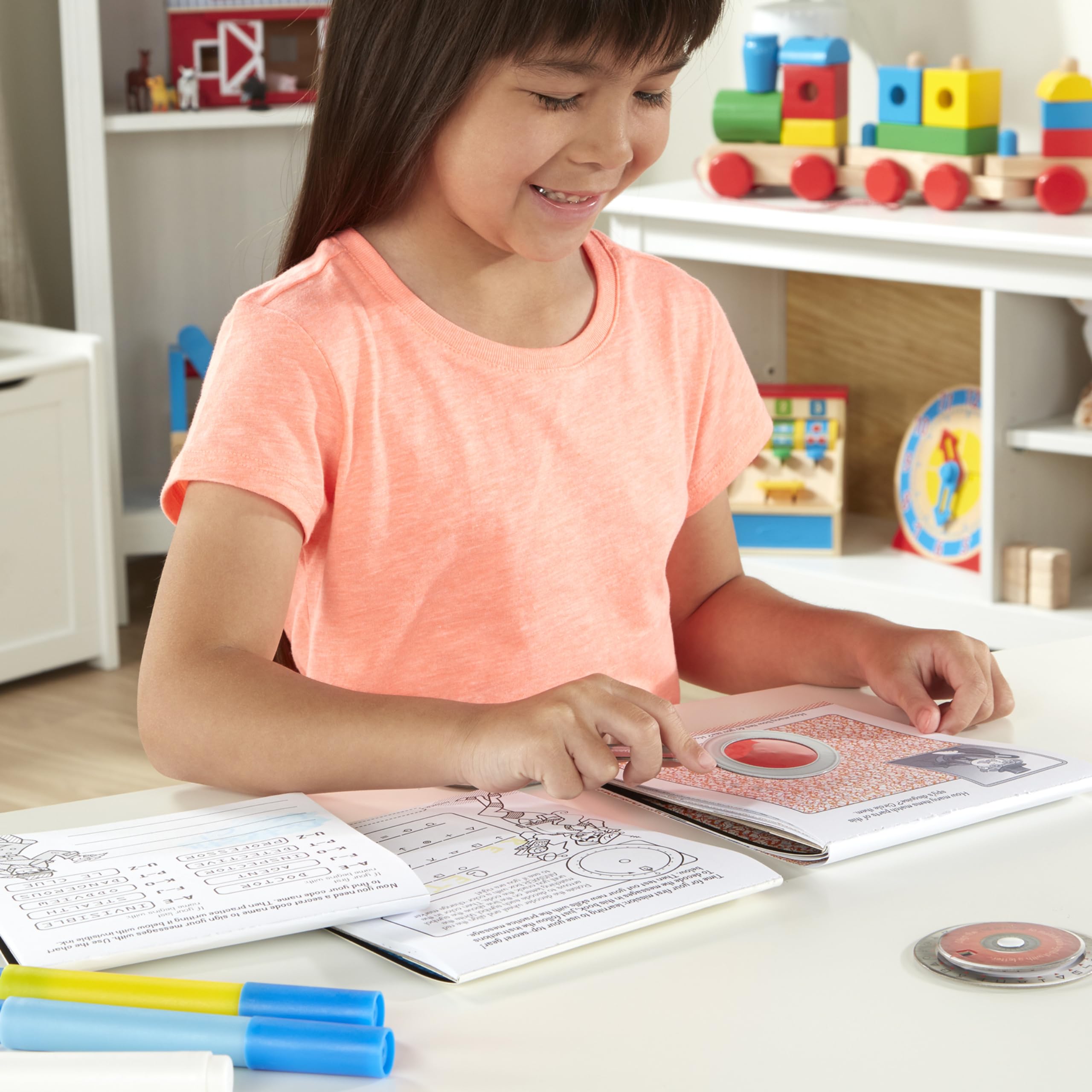 Foto 6 | Set De Actividades Melissa & Doug On The Go Secret Decoder De Más De 7 Años - Venta Internacional.