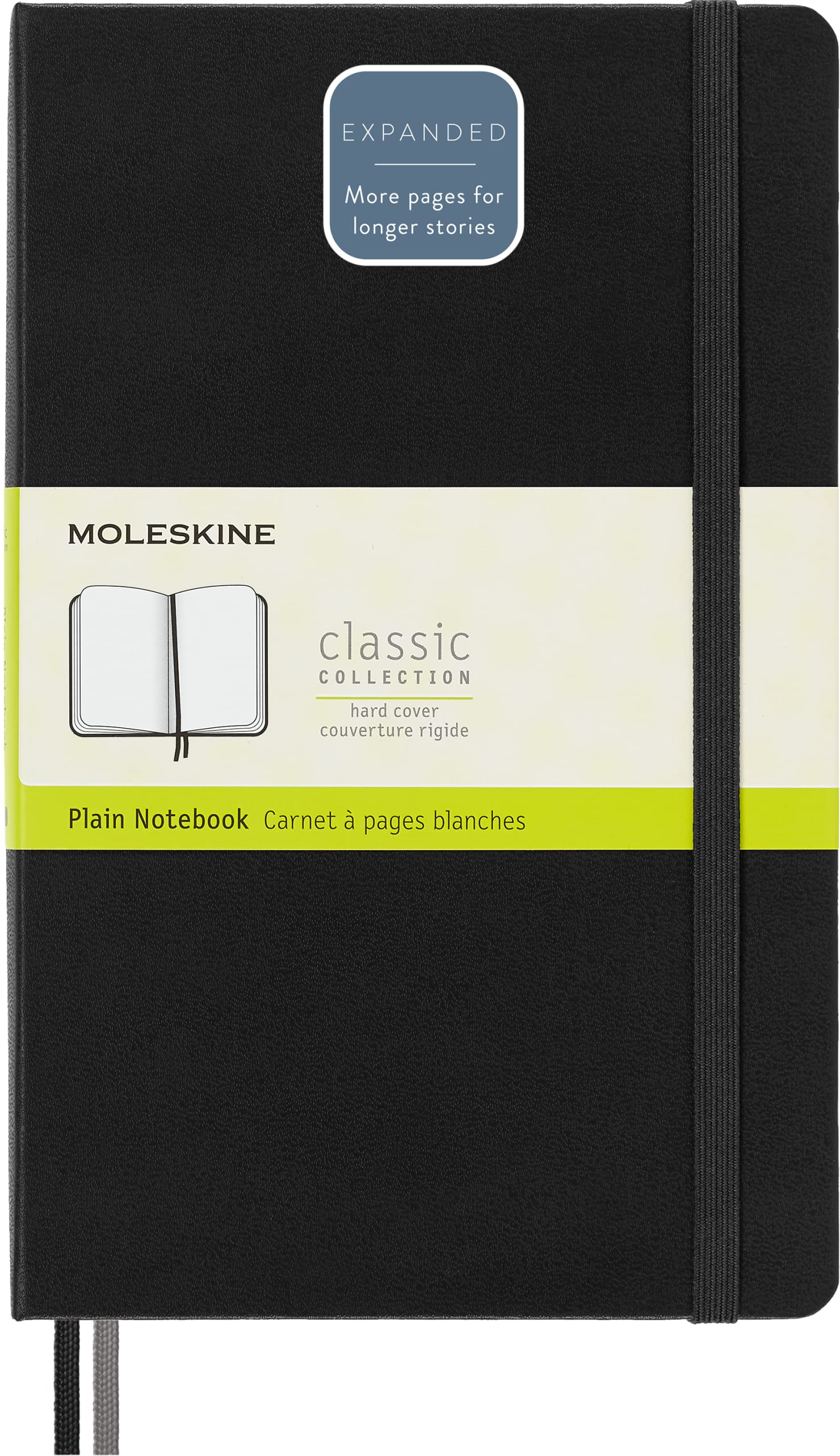 Foto 2 pulgar | Cuaderno Moleskine Classic, Tapa Dura Expandida, Tamaño Grande, Negro - Venta Internacional.