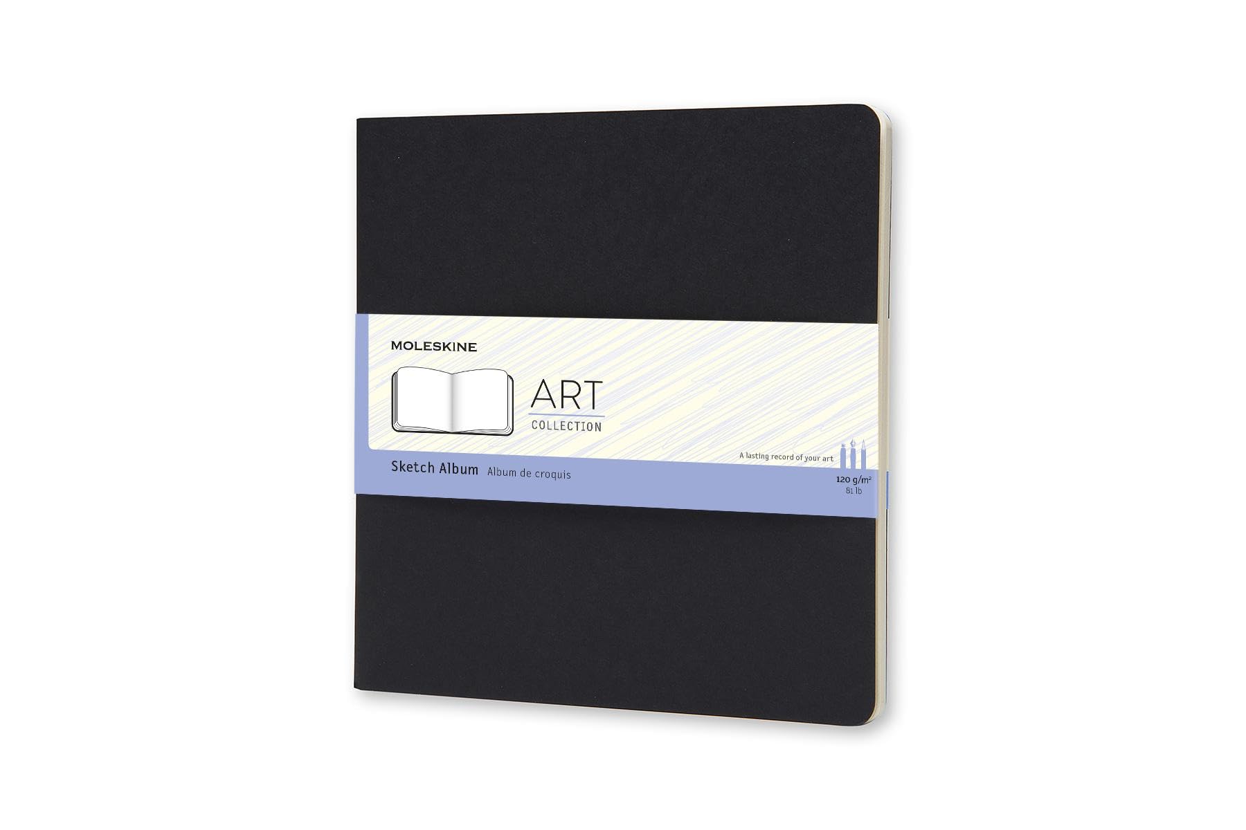 Foto 2 pulgar | Álbum De Bocetos Moleskine Art, Tapa Blanda, Cuadrado, 7,5 X 7,5 Cm, Negro - Venta Internacional.
