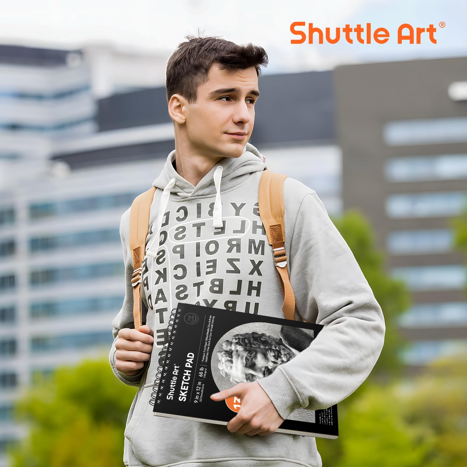 Foto 5 | Bloc De Dibujo Shuttle Art, 23 X 30 Cm, 260 Hojas, 100 G/m², Paquete De 2 - Venta Internacional.